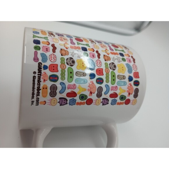 GIANTmicrobes 10 oz Mug Colorful Microbes Novelty Water bears Tardigrade - Picture 7 of 9